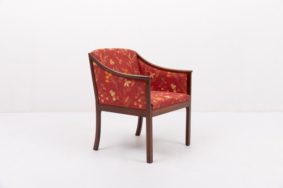 Image 1 of Fauteuil élégant moderne danois par Ole Wanscher pour P. Jeppensen, années 1960