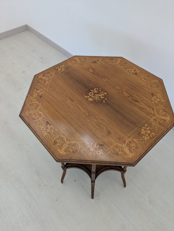 Image 1 of Coffee Table - Smoked - Octagonal Orientalism Sidetable