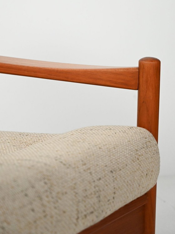 Image 1 of Pair of Danish 1950s teak armchairs