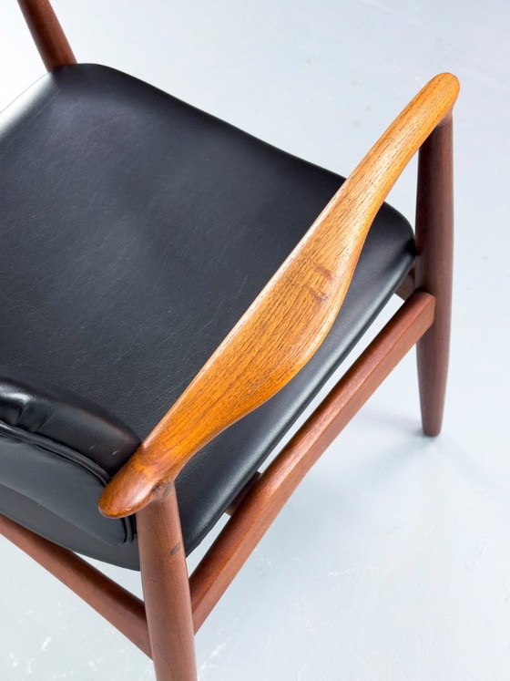 Teak Armchair by Erik Buch for Ørum Møbelfabrik, 1960s – Örum, Esszimmerstühle, Wood (photo 6 of 24)