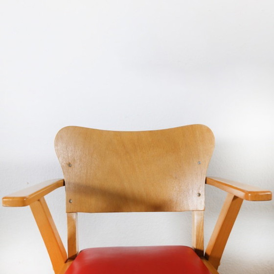 Image 1 of ❤️Seminarvoorzitter Hellerau Cultureel Meubel Selman Selmanagić GDR Midcentury Bauhaus