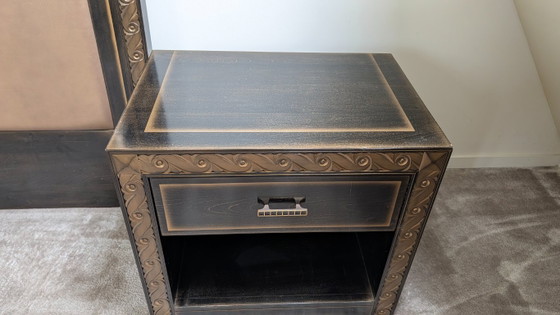 Juego de dormitorio de lujo Pregno (Italia) – Cabecero + 2 mesitas de noche – Camas de matrimonio, Wood (photo 4 of 5)