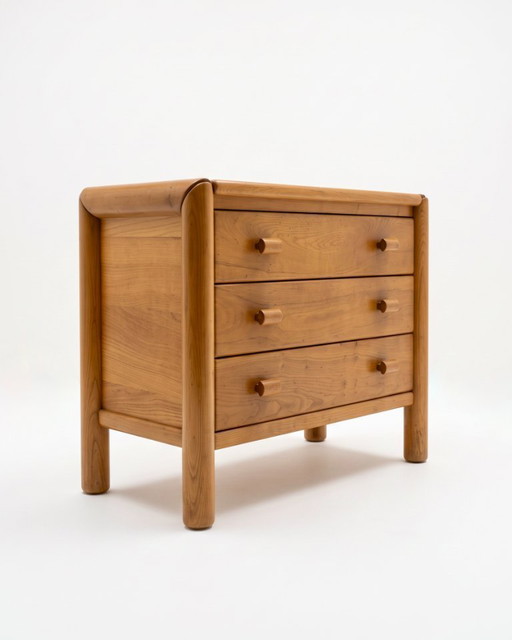 Commode van Massief Iepenhout - Atelier Chauvin - 1960 – opbergkast, Wood (photo 2 of 6)