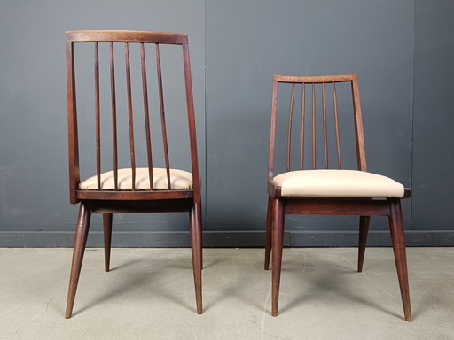 Chaises de salle à manger scandinaves du milieu du siècle, 1960
