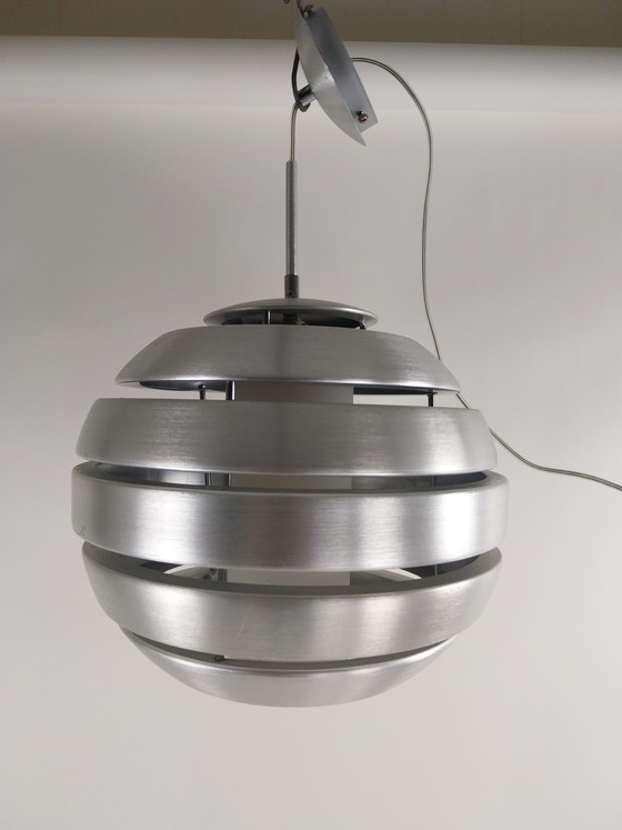 Image 1 of 1 x Eglo aluminium saturn hanglamp 1980's 