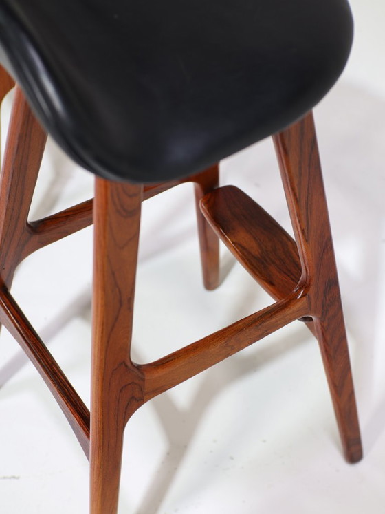 Image 1 of 2x Barhocker Erik Buch OD61 Palisanderholz Dänisch 1960er Jahre