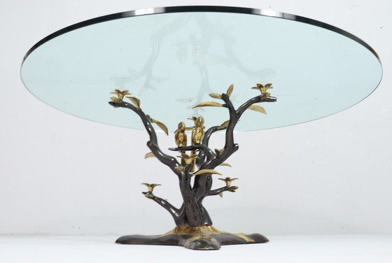 Image 1 of Table basse Hollywood Regency par Willy Daro, Belgique, années 1970