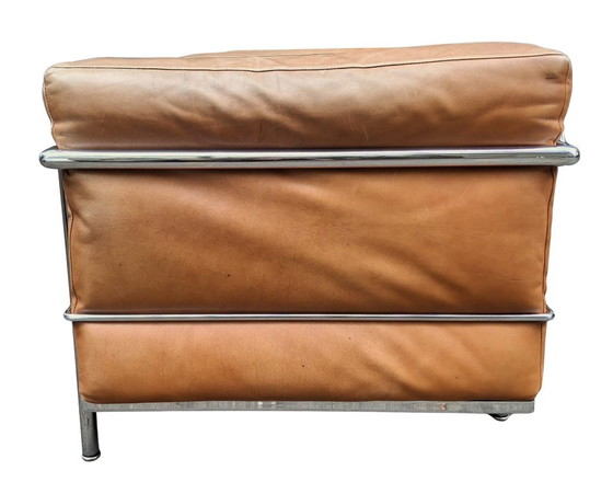 Le Corbusier Poltrone Cassina LC3 Originali d'Epoca (Coppia) – Vintage Anni '70 – Pelle Cognac – N. di Serie (photo 4 of 16)