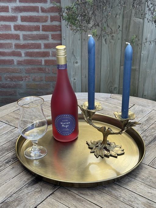 🕯️ Candelabro Art Nouveau de bronce de dos brazos | Fundido a mano, macizo, con auténtica pátina | 1890–1920