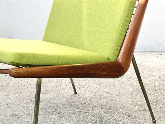 Sillón Boomerang de los años 60 diseñado por Peter Hvidt & Orla Mølgaard-Nielsen para France & Son, Dinamarca (photo 4 of 12)