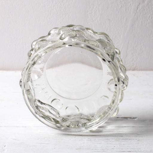 Mid-Century Pressed Glass Bowl: Vladislav Urban Design, Czech Republic