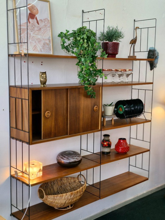 Image 1 of Vintage wandsysteem / teak jaren 70