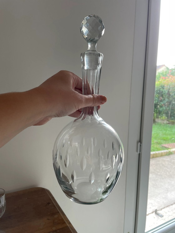 Kristallset – Gläser & Karaffe, Crystal, Vintage (photo 2 of 3)