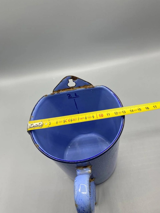 Enameled blue granite wall fountain, 2 liters – Decorative Objects (photo 5 of 5)