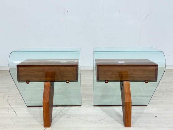 Image 1 of Tables d'appoint, tables de chevet, tables de nuit, meubles TV design haut de gamme, style vintage