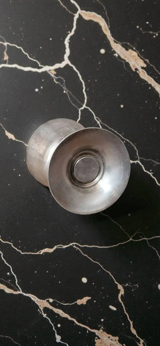 Silver-plated metal egg cup – Crockery (photo 6 of 8)