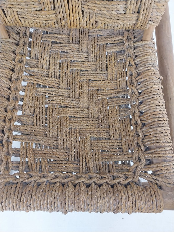 Image 1 of 1 x Silla de cuerda Audoux y Minet años 70