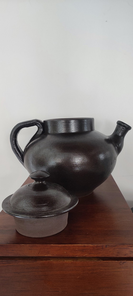 Image 1 of Tetera de gres vidriado Jean Dubost