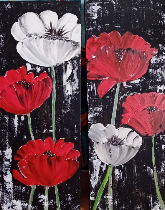 Image 1 of 2 luik klaprozen