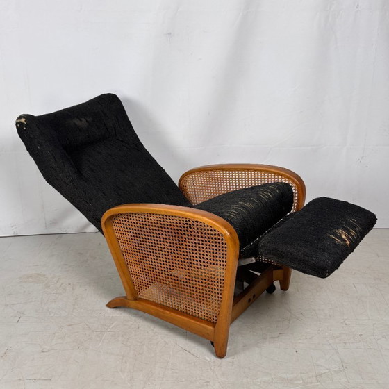 Image 1 of Rattan Side Recliner Chair, 1960s