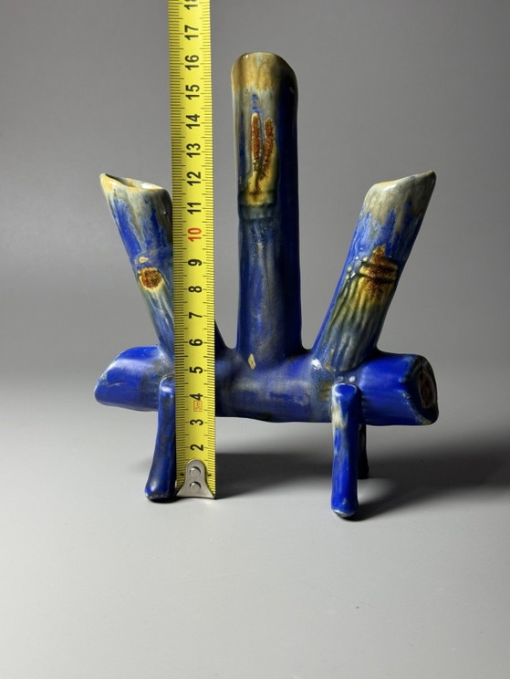 Art Deco Pique-Fleurs by Faïencerie de Thulin, Belgium – Vases, Ceramic (photo 10 of 12)