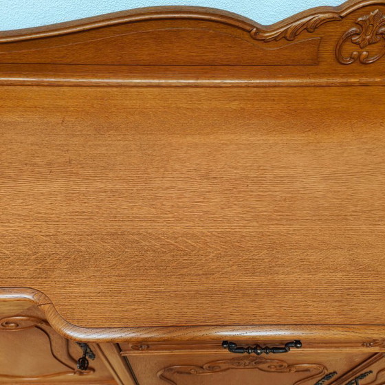 Image 1 of Vintage country Louis wall cupboard buffet cupboard dresser chest of drawers