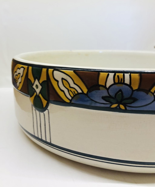 Large Art Deco Broc / Platter by Auguste Mouzin et Cie