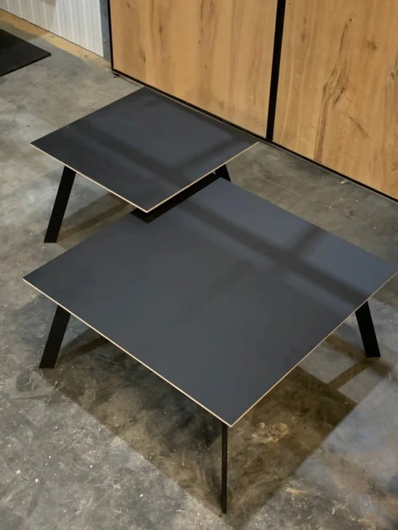 Image 1 of Tables basses en noir phénix