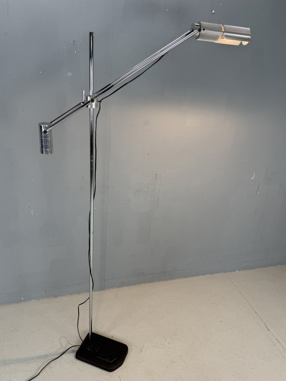 Image 1 of Lampadaire Haloprofil 8008 de Viktor Frauenknecht pour Swiss Lamps, années 1970