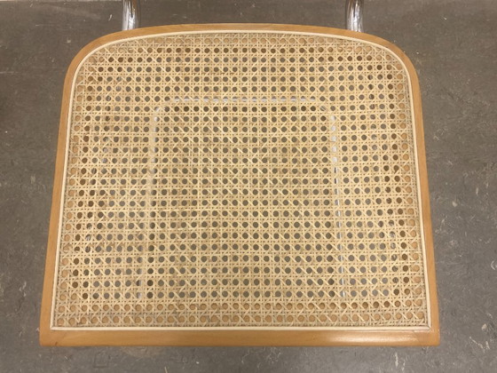 3 X Vintage Cesca Breuer – Merk onbekend, Eetkamerstoelen, Wood, Rattan (photo 4 of 17)