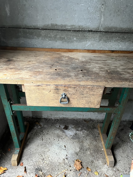 Image 1 of Vintage werkbank
