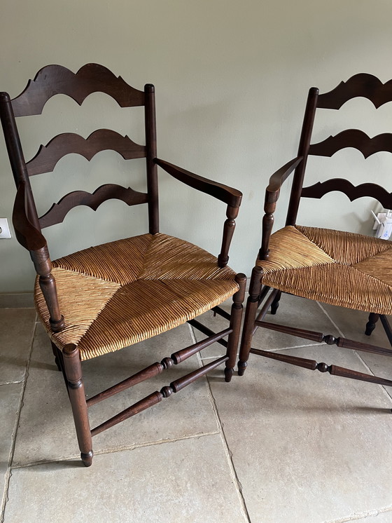 Image 1 of Brutalistische antieke fauteuils