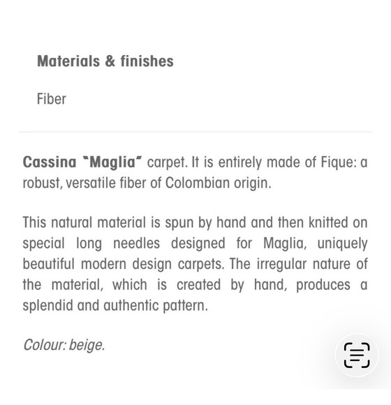 Image 1 of tappeto CASSINA