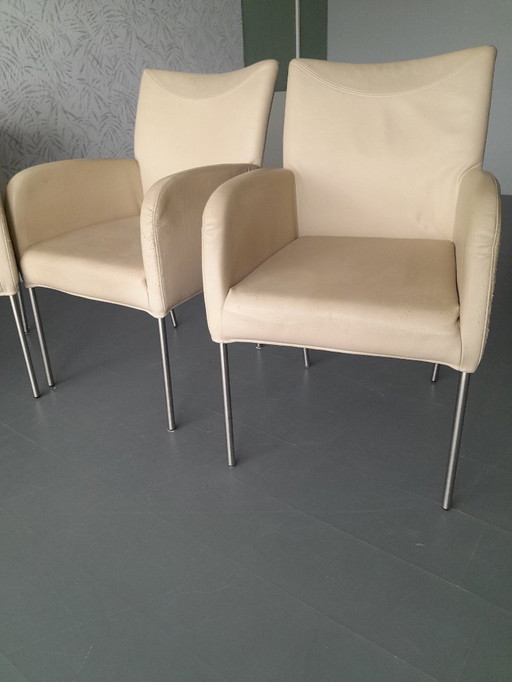 Plantagie Cuir blanc 6 pièces