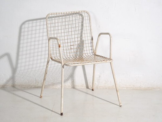 Antique outdoor chairs with armrests (c.1920). Set of 4 pieces #4 – Garden chairs, Iron (photo 37 of 40)