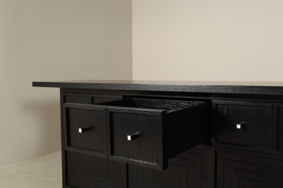 Credenza Architettonica Monumentale in Legno Ebanizzato, Belgio, anni '90 – Credenze (photo 3 of 16)