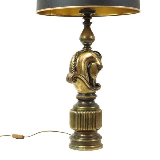 Image 1 of Lusterie Deknudt Pferdekopf Tischlampe