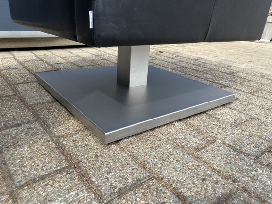 Image 1 of 2x sedie laterali Jori Kubolo in pelle nera Condizioni ottimali!!!