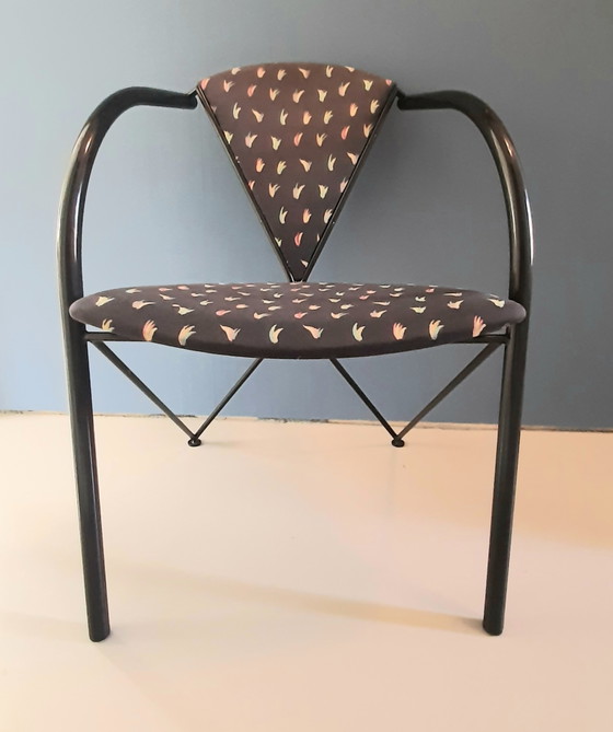 Sedie da pranzo Matthias Gürtler per Artifort anni '80 (6 pezzi) – Textile, Metal (photo 13 of 13)