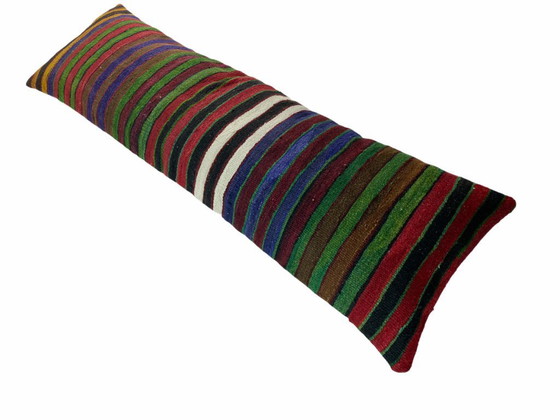 Image 1 of Unique Kilim & Carpet Cushion Cover – 120 x 40 cm