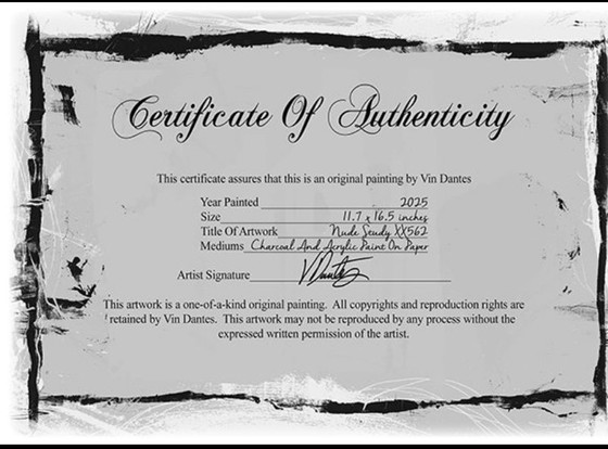 Image 1 of Kunstwerk Aktstudie XX562