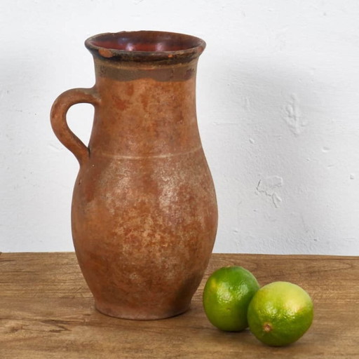 Vase en céramique antique avec anse (c.1900) #4