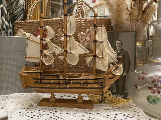 Image 1 of Retro vintage sailboat