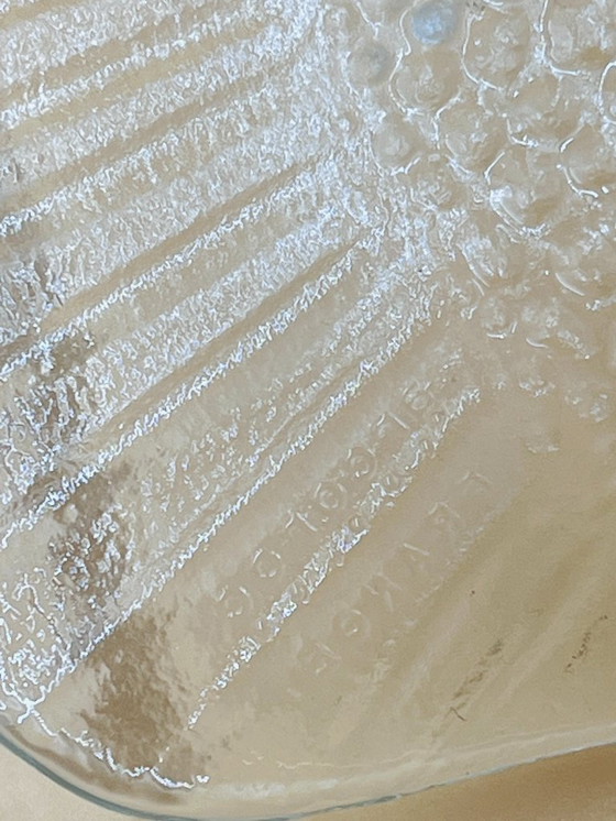 Image 1 of Servicio de pescado de cristal Arcoroc: 1 bandeja + 6 platos