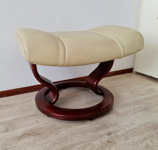 Pouf ottoman Stressless Ekornes crème
