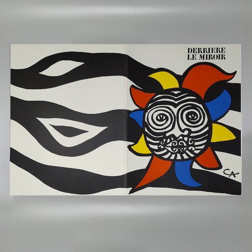 Alexander Calder "Derriere Le Miroir" n. 156 avec sept lithographies de Maeght Editeur.