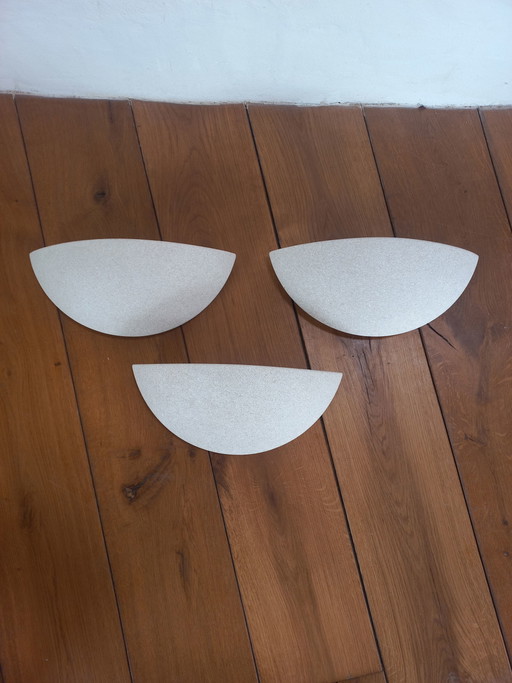 3x lámpara de pared vintage