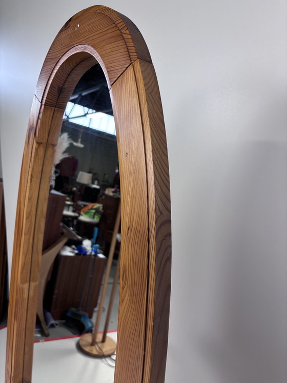 Image 1 of Vintage Pass Mirror Wood