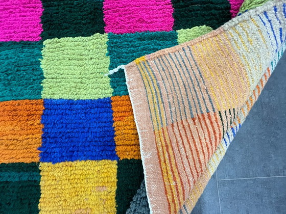 Image 1 of Berber Rug - 245 cm x 150 cm - colored Wool