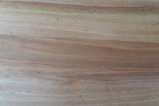 Image 1 of Dining area solid walnut with 4 Zumsteg chairs